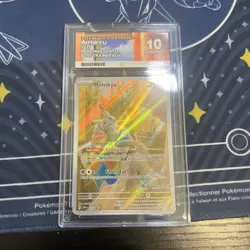 Mimikyu Paldean Fates Pokemon Center Stamp Exclusive ETB SVP 075 - ACE 10 - Image 1