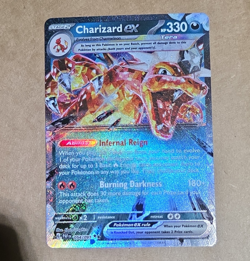 Pokemon TCG Charizard ex 161 SV Scarlet & Violet Promo Holo EX Stage 2 HP330 - Image 1