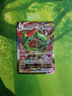 Pokemon TCG Rayquaza VMAX Evolving Skies 111/203 Holo Ultra Rare - Image 1