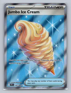 JUMBO ICE CREAM 109/086 ULTRA RARE CHAOS RISING POKEMON Holo NM - Image 1