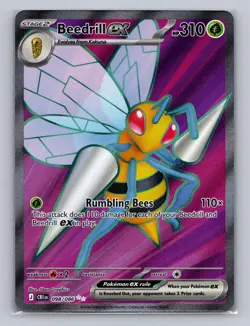 BEEDRILL EX 098/086 ULTRA RARE CHAOS RISING POKEMON Holo NM - Image 1