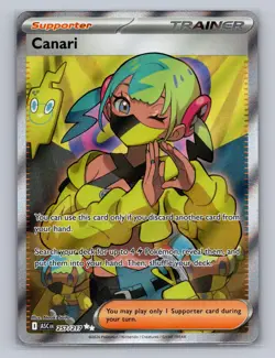 CANARI 257/217 ULTRA RARE ASCENDED HEROES POKEMON Holo NM - Image 1