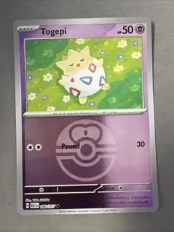 Pokemon TCG * Togepi 80/217 Love Ball * C REVERSE HOLO * ME Ascended Heroes NM - Image 1