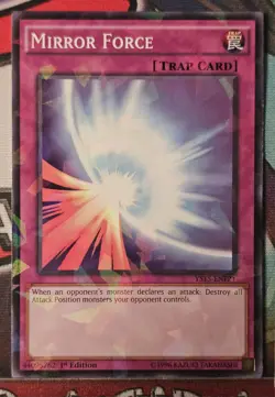 Yu-Gi-Oh! TCG Mirror Force YS15-ENF21 1st Edition Shatterfoil Rare - Image 1