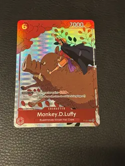 Monkey D Luffy P-001 Gift Collection 2023 One Piece Card NM - Image 1