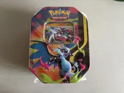 Pokemon TCG Mega Charizard X EX Metal Tin 60ct w/ Promo Card & Booster Packs - Image 1