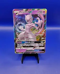 Mewtwo GX 39/73 Full Art S&M Shining Legends Pokemon Card TCG 2017 - Image 1