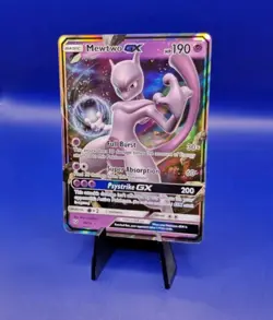Mewtwo GX 39/73 Full Art S&M Shining Legends Pokemon Card TCG 2017 - Image 2