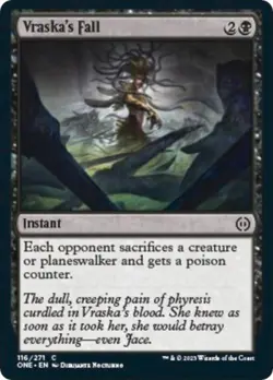 Vraska's Fall -Foil Near Mint MTG Phyrexia: All Will Be One - Image 1
