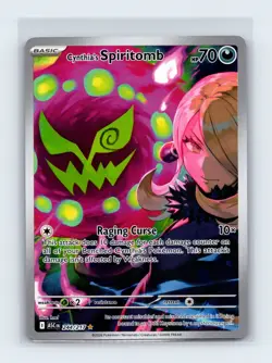 NM Cynthia's Spiritomb 244/217 Ascended Heroes Illustration Rare Pokemon Card - Image 1