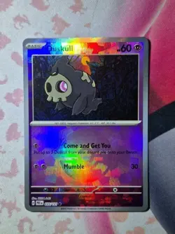 035/131 Duskull Poke Ball Reverse Holo Card Pokemon TCG Prismatic Evolutions - Image 1