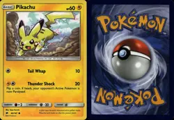 PIKACHU 40/147 Pokemon Card Burning Shadows Near Mint - Image 3