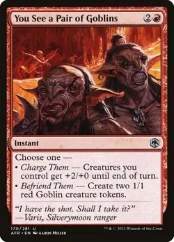 You See a Pair of Goblins Foil Adventures in the Forgotten Realms 170 NM MTG - Image 1