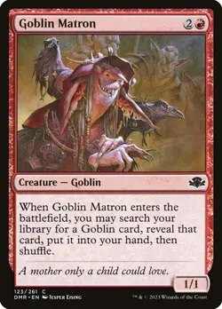Goblin Matron Foil Dominaria Remastered 123 NM MTG - Image 1