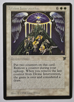 MTG Divine Intervention Legends 1994 Rare Reserved List LP English Vintage - Image 1