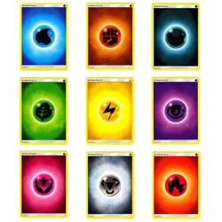 POKEMON TCG: 100 BASIC ENERGY CARD LOT BULK CARDS! ALL 9 TYPES! NM BRAND NEW! - Image 1