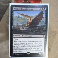 Wizards of the Coast Ancient Brass Dragon #111 Mythic Regular EN CLB 2022 - Image 1