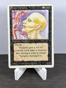 MTG Sengir Vampire Revised Edition Regular Uncommon MP - Image 1