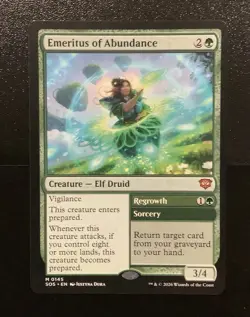 MTG Emeritus of Abundance - Secrets of Strixhaven (SOS) #145 Mythic - Image 1