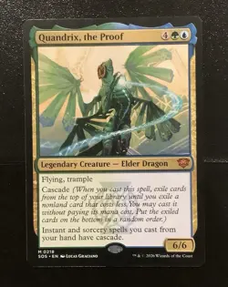 MTG Quandrix, the Proof - Secrets of Strixhaven (SOS) #218 Mythic - Image 1