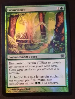 MTG FOIL FRENCH Overgrowth - 9th Edition Magic the Gathering Card # 262 LP - Image 1