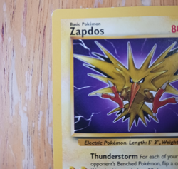 Pokemon Card - Zapdos 30/62 LP Non Holo Rare Unlimited Fossil WoTC 1999 TCG - Image 2
