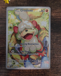 Pokemon TCG Hisuian Growlithe Sv06 Twilight Masquerade 181/167 IR Holo - Image 1