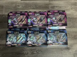 Pokemon Ice & Shadow Rider Calyrex VMAX League Battle Decks tcg Set Of 6 - Image 1