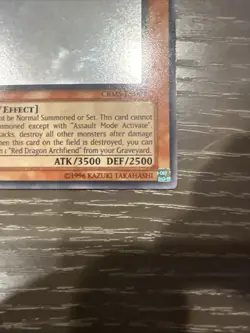 Red Dragon Archfiend Assault Mode CRMS-EN004 Ghost Rare 1st Edition Yugioh NM - Image 2