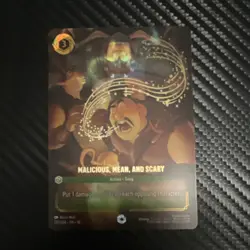 Disney Lorcana Malicious, Mean, and Scary 231/204 (Enchanted) - Image 3