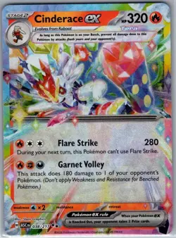 Cinderace ex 038/217 ME: Ascended Heroes - Pokemon Card - NM - Image 1