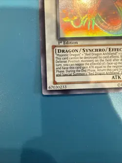 Majestic Red Dragon Ghost Rare 1st Edition ABPF-EN040 Yu-Gi-Oh Card - Image 2