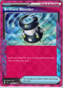 Brilliant Blender 164/191 SV08: Surging Sparks - Pokemon Card - NM - Image 1