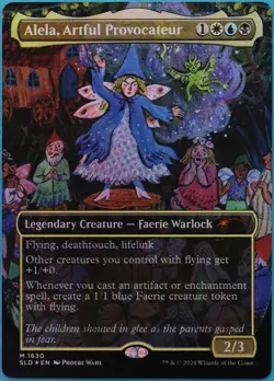 Alela, Artful Provocateur (Secret Lair 1630 Promo) FOIL MINT MAGIC CARD (519857) - Image 1