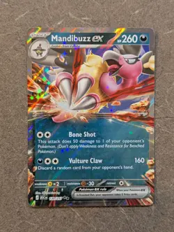 Pokemon Card 2026 MANDIBUZZ EX Double Rare 139/217 Ascended Heroes NM/M - Image 1