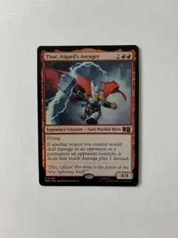 Thor, Asgard's Avenger Foil Marvel Super Heroes MTG NM 0756 - Image 1
