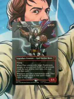 Thor, God of Thunder (Borderless) Marvel Super Heroes Mythic Rare MSH-0369 - Image 1