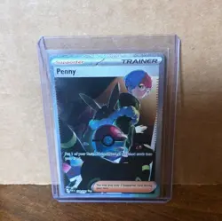 The Pokemon Company Pokemon TCG Penny 239/091 Paldean Fates SIR Full Art Holo - Image 1