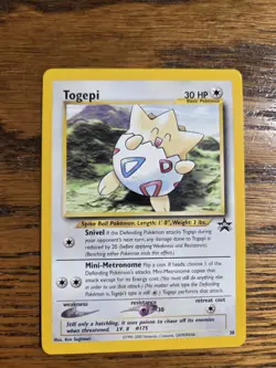 Pokemon Wotc Black Star Promo #30/53 TOGEPI ^^hasn't been played^^ - Image 1