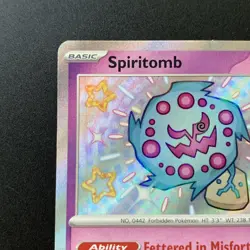 Pokemon TCG Spiritomb Scarlet & Violet: Paldean Fates 158/091 Shiny Rare - Image 2