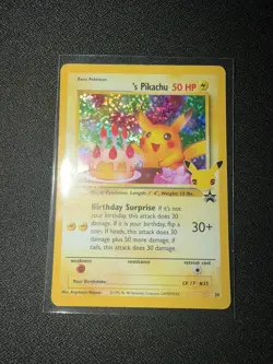 Pokemon- Celebrations Classic Collection- ___'s Pikachu 24/53 Rare Holo NM - Image 1