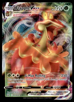 2021 Pokemon TCG Sword & Shield Battle Styles #019 Flapple VMAX UR - Image 1