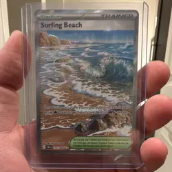 The Pokemon Company Pokemon TCG Crown Zenith Surfing Beach 114/086 Reverse Holo - Image 1