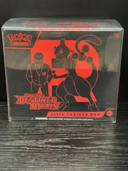 Pokemon TCG Destined Rivals Elite Trainer Box ETB - SEE PICS - w/ Protector - Image 1