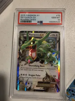 Rayquaza Ex 2015 Pokemon XY Roaring Skies #75/108 PSA 10 Gem Mint (NEW CERT) - Image 1