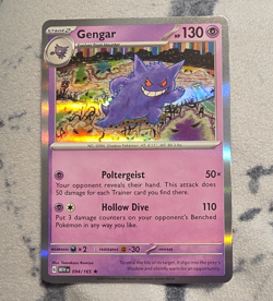 Pokemon TCG Gengar 094/165 Fusion Strike Holo Rare Stage 2 130 HP English 2021 - Image 1