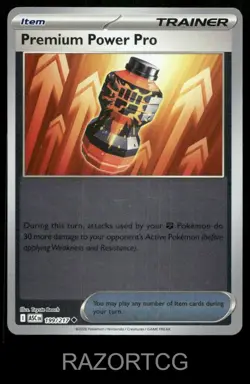 PREMIUM POWER PRO 199/217 UC ASCENDED HEROES POKEMON REVERSE HOLO NM/M - Image 1