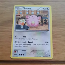 Pokemon Card Chansey Phantom Forces Common 80/119 - Image 1