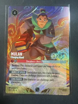 Mulan - Charging Ahead (Foil) 3 Disney Lorcana Promo Cards Holo - Image 1