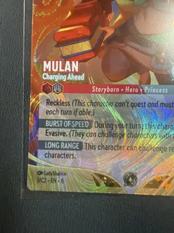 Mulan - Charging Ahead (Foil) 3 Disney Lorcana Promo Cards Holo - Image 2